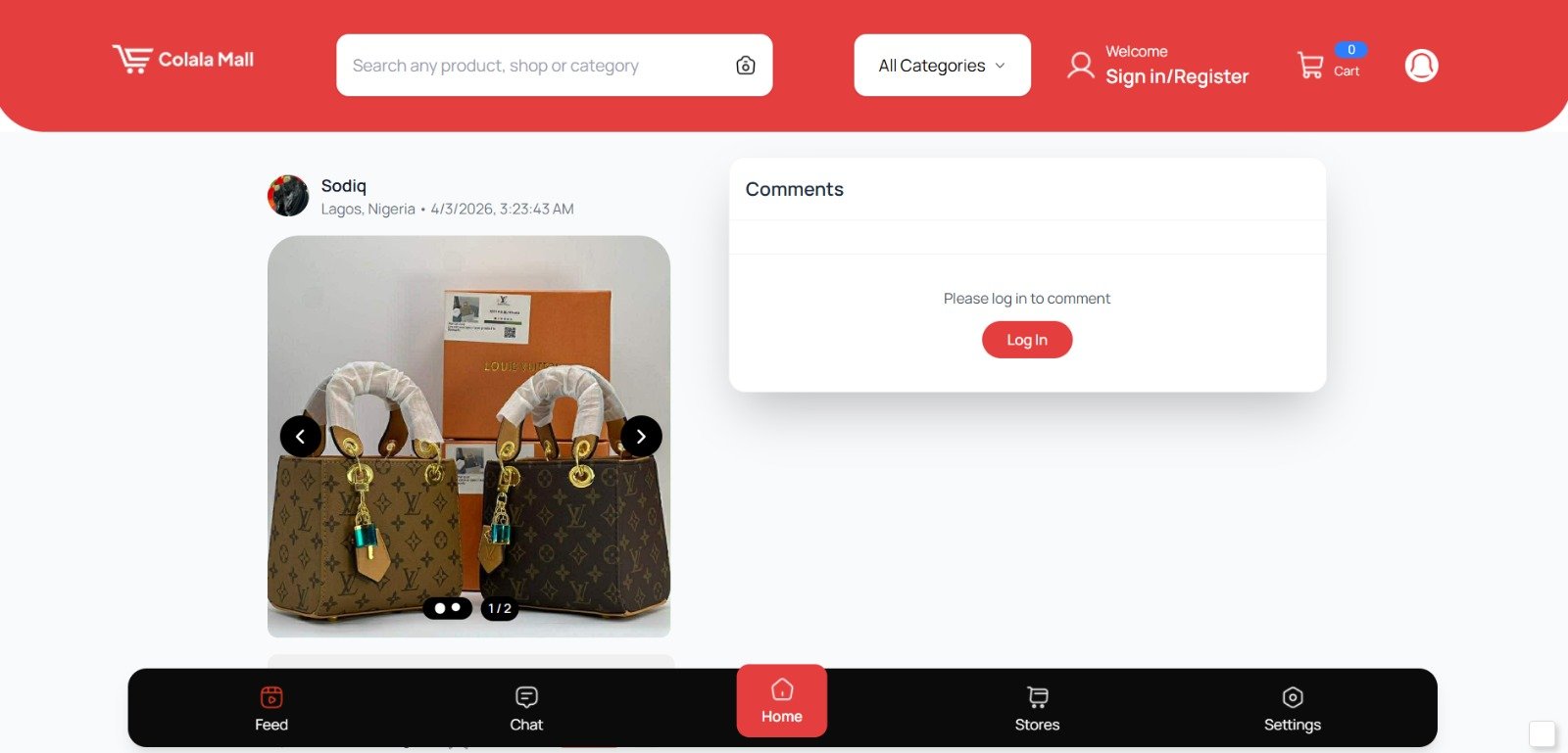 Colala Mall – Multi Vendor Ecommerce Platform