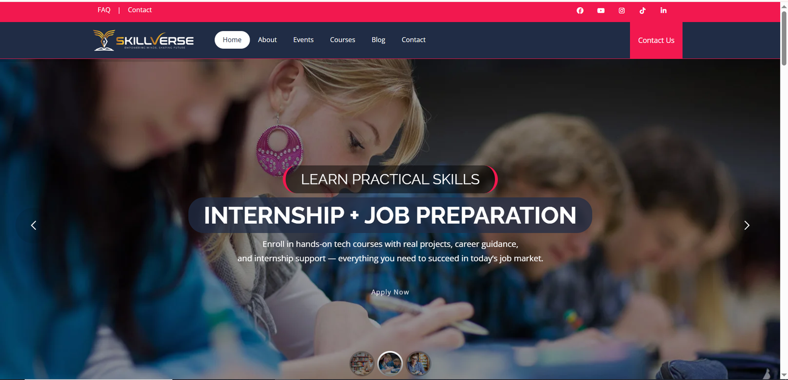 SkillVerse – Online Learning & Platform
