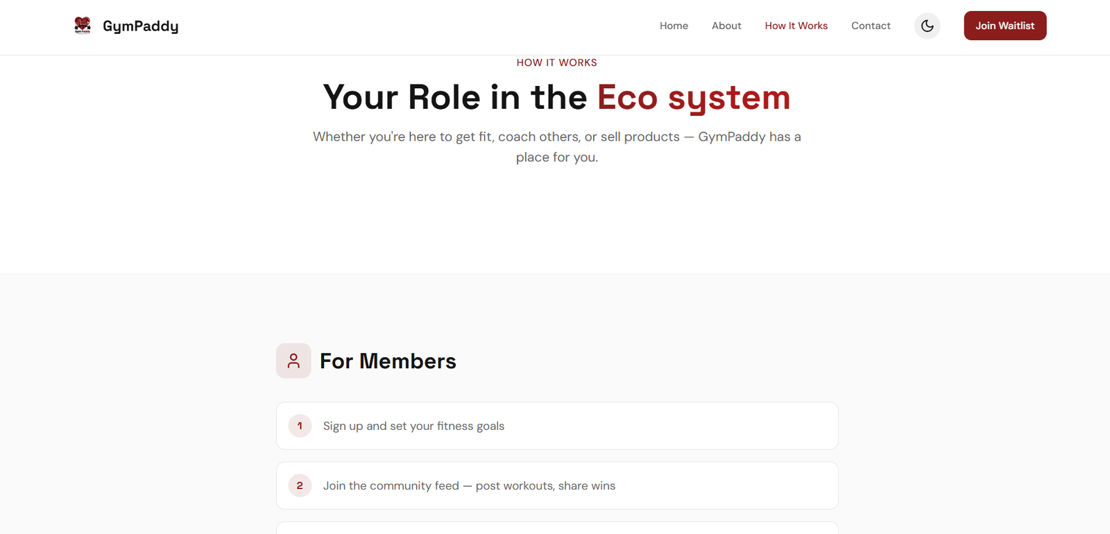 GymPaddy – Social Fitness Mobile App