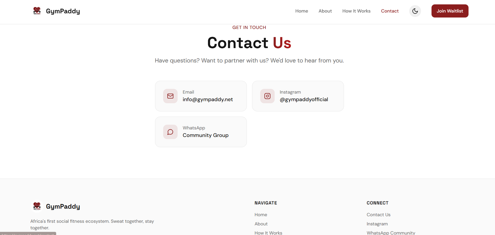 GymPaddy – Social Fitness Mobile App