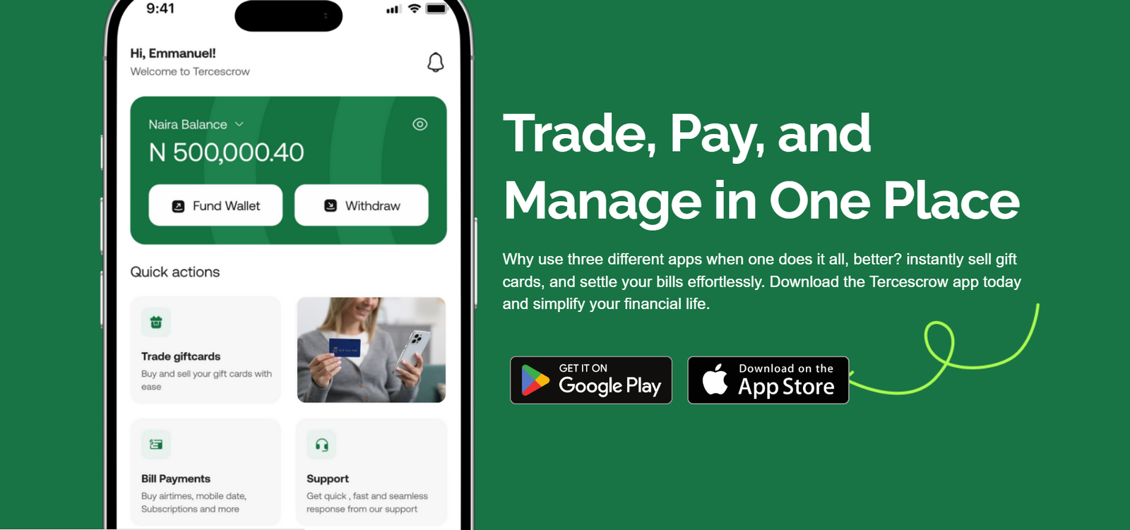 Tercescrow – Secure Fintech Platform Crypto