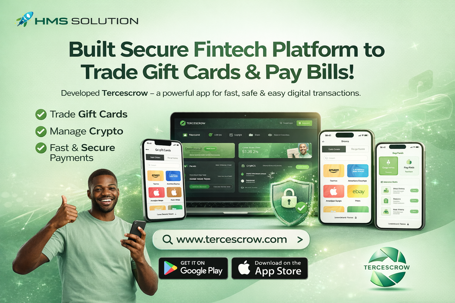 Tercescrow – Secure Fintech Platform Crypto